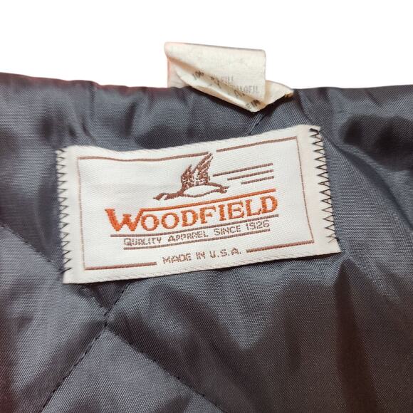Vintage Woodfield Camo Hunting Jacket Mens XL USA Quilted Lining Hooded Gorpcore - Picture 14 of 16